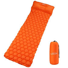 G4free Camping Sleeping Pad Inflatable Camping Mat With Pillow Lightweight Compact Sleeping Pads Air Mattress Fo Camping Sleeping Pad Sleeping Pads Camping Mat