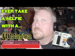 Ever try to take a selfie with a Sony Mavica floppy disk digital camera?