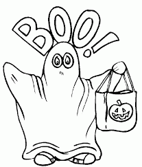 These two halloween ghosts may look scary, but are actually quite. Coloring Pages Halloween Coloring Pages For Kids Halloween Coloring Printables Boo Ghost