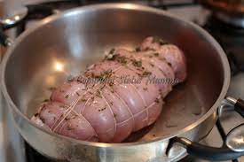 Preparo con voi un rotolo di tacchino facilissimo in padella. Arrosto Di Tacchino Cottura In Pentola