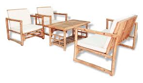 Salon De Jardin Mobilier Jardin Chaise D Exterieur Bambou