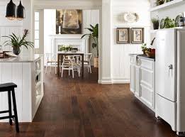 Love this dark wood floors clean white shaker style cabinets. Hardwood Flooring At Lowe S Com