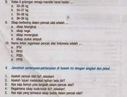 Soal essay tentang permainan bola kecil. Soal Penjaskes Sma Essay