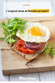 Steak De Tomate Sur Toast Recette Recettes De Cuisine Recette Tomates