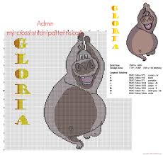 This is based on the beloved disney animation, which features the inspiring baby elephant going against all odds. Gloria The Hippopotamus Madagascar Cartoon Movie Character Free Big Cross Stitch Pattern Free Cross Stitch Patterns Simple Unique Alphabets Baby