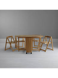 Shop for folding tables & chairs in office furniture. John Lewis Butterfly Drop Leaf Folding Dining Table And Four Chairs At John Lewis Partners