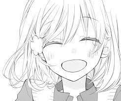 Next, draw the basic outline of your desired hairstyle, making sure to focus on which direction the hair strands flow. Cute Anime Girl Short Hair Drawing Creative Art