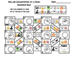 Find circumference of a circle, area of triangle, area of rectangle and more! Circumference And Area Of A Circle Game Worksheets Tpt