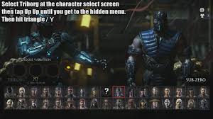 How To Unlock Mortal Kombat Xl Cyber Sub Zero Secret Characters Triborg 4th Variation Lk 520 Video Games Blogger