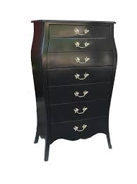 Commode Semainier Baroque En Acajou Noir Berson Meuble De Style