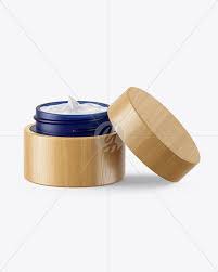 Download Opened Dark Blue Frosted Glass Cosmetic Jar In Wooden Shell Mockup Psd Free Mockups In 2020 Cosmetic Jars Glass Packaging Mockup Free Psd