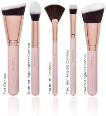 Amazon Com Pro Face Contour Brush Set Synthetic Contouring Sculpting And Highlighting Kit Cream Blush Powder Flat Nose Cheek Round Small Angled Fan Tapered Precision Kabuki Foundation Makeup Brushes Beauty
