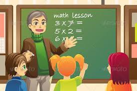 Teacher In Classroom Teaching Math Male Teacher Teaching