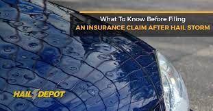 The most important thing to remember about filing an insurance claim is to do it your insurance company may want to send someone to inspect the damages first as long as you notify your insurance company shortly after an accident, you'll make sure all your bases are covered. What To Kow Before Filing An Insurance Claim After Hail Storm Hail Depot