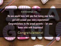New Baby Girl Wishes Quotes And Congratulation Messages
