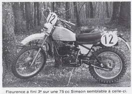 1976 Simson 75 Gs Usata Da J L Fleurance F