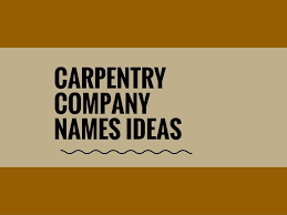 471 Catchy Carpentry Company Names Ideas Video Infographic Creative Company Names Names For Companies Catchy Business Name Ideas