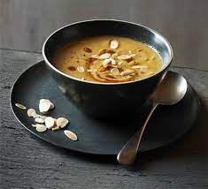 Moroccan Spiced Cauliflower Almond Soup Recipe Bbc Good Food Recipes Recipes Spiced Cauliflower