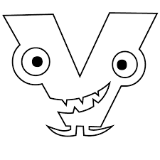 V coloring pages are a fun way for kids of all ages to develop creativity, focus, motor skills and color recognition. Letter V Coloring Page Babadoodle