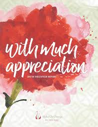 Alpha Chi Omega 2017-18 Volunteer Report