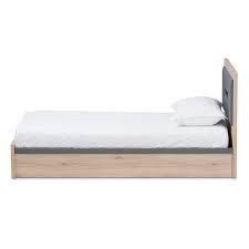 The sturdy bali platform bed is all made in solid pine wood and has synthetic leather handles. Pandora Modern And Contemporary Dark Grey And Light Brown Two Tone 2 Drawer Twin Size Storage Platform Bed