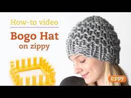 Cindwood universal s loom is used in tutorial. Zippy Loom How To Knit A Hat Complete Pattern Youtube
