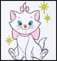 How To Draw Disney S The Aristocats Cartoon Characters Drawing Tutorials Drawing How To Draw Disney S The Aristocats Illustrations Drawing Lessons Step By Step Techniques For Cartoons Illustrations