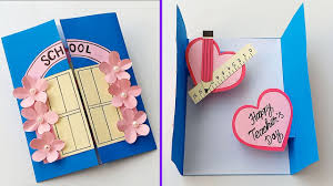 Maybe you would like to learn more about one of these? Diy Teacher S Day Greeting Card Handmade Teachers Day Card Making Ideas Youtube