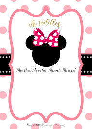 We would like to show you a description here but the site won't allow us. Diy Minnie Mouse Invitations Template Novocom Top