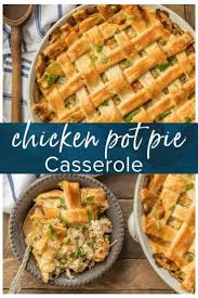 Chicken Pot Pie Casserole Is Such An Easy Way To Make Chicken Pot Pie This Crazy In 2020 Easy Chicken Pot Pie Recipe Chicken Pot Pie Casserole Healthy Chicken Pot Pie
