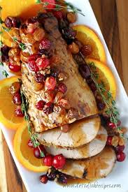 There is nothing like a good slow cooker pork loin roast that you can come home to and just start eating straight away. Slow Cooker Cranberry Orange Pork Tenderloin Let S Dish Recipes