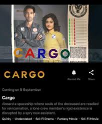 Cargo Starring Shweta Tripathi And Vikrant Massey Releasing On Netflix On 9 Sept Bollywood Kansa has reincarnated on earth in the form of kanishk the smooth talking principal of mathura anath ashram. cargo starring shweta tripathi and