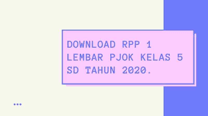 We did not find results for: Download Rpp Pjok 1 Lembar Kelas 5 Sd Mi Semester 1 Dan 2 Kurikulum 2013 Tahun 2020 Media Edukasi