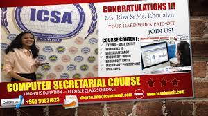 Suitable for beginners and those already working as a medical secretary or administrator. Icsa Computer Secretarial 3 Months Course Youtube