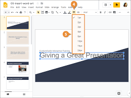 Maybe you would like to learn more about one of these? Insert Word Art Customguide
