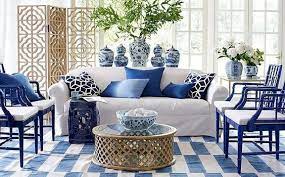 30 Traditional Style Summery Blue And White Rooms South Shore Decorating Blog Blue And White Living Room Blue Living Room Blue Living Room Decor