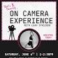 On Camera Experience — That's Dancing