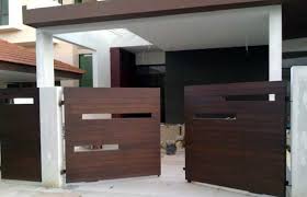 Pagar ini memiliki kesan modern dengan mengusung gaya rustik yang natural. Model Harga Pagar Kayu Besi Minimalis Bandung Bengkel Las Bandung