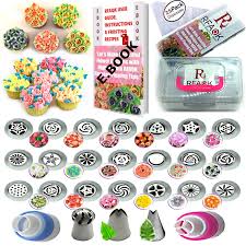 Rfaqk 90 Pcs Russian Piping Tips Set With Storage Case Cake Decorating Supplies Kit 54 Numbered Easy To Use Icing Mk Library