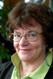 Image of Longtime United States peace activist Cora Weiss, shown here  outside