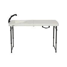 lifetime 280560 4 foot folding fish fillet cleaning table with sink for camping picnic garden outdoors fish cleaning table camping kitchen table camping table