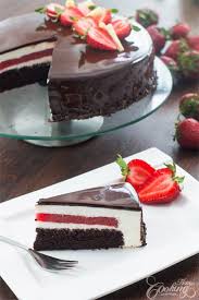 Strawberry Chocolate Mirror Cake Recipe Mirror Cake Hazelnut Cake Chocolate Strawberries