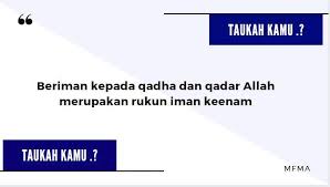 We did not find results for: Sebutkan 5 Hikmah Beriman Kepada Qada Dan Qadar Brainly Co Id