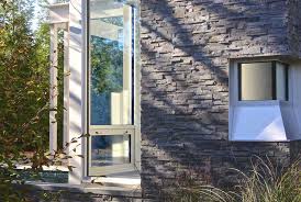 Despite its name, exterior stacked stone veneer also works for interior jobs. Charcoal Stacked Stone Veneer Rock Panels For Walls By Norstone