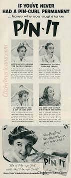 Be A Pin Up Girl With The Pin Up Curl 1956 Click Americana