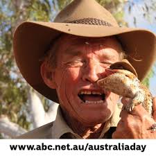 Brian Bush will spend Australia Day doing what he does most days