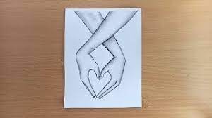 Friends drawing 🥰 #best #friend #drawings #sketches #bestfrienddrawingssketches. How To Draw Lovely Hands With Pencil Sketch Youtube