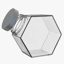 Hexagon Jar 3d Model Ad Hexagon Jar Model Hexagon Jar 3d Model
