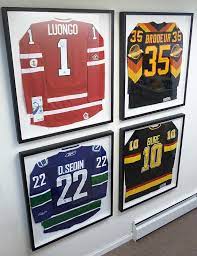 Framing Hockey Jerseys Vancouver Jersey Display Sports Pictures Display Framed Hockey Jerseys