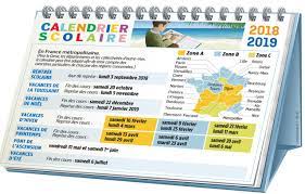 Vacances de la toussaint : Vacances Scolaires 2018 2019 Le Calendrier A Imprimer Le Parisien